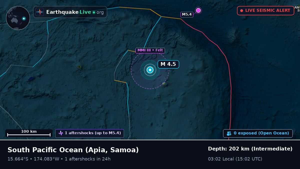 South Pacific Ocean (Samoa)
