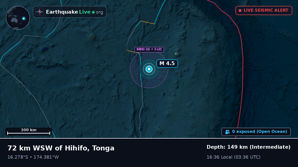 South Pacific Ocean (Tonga)