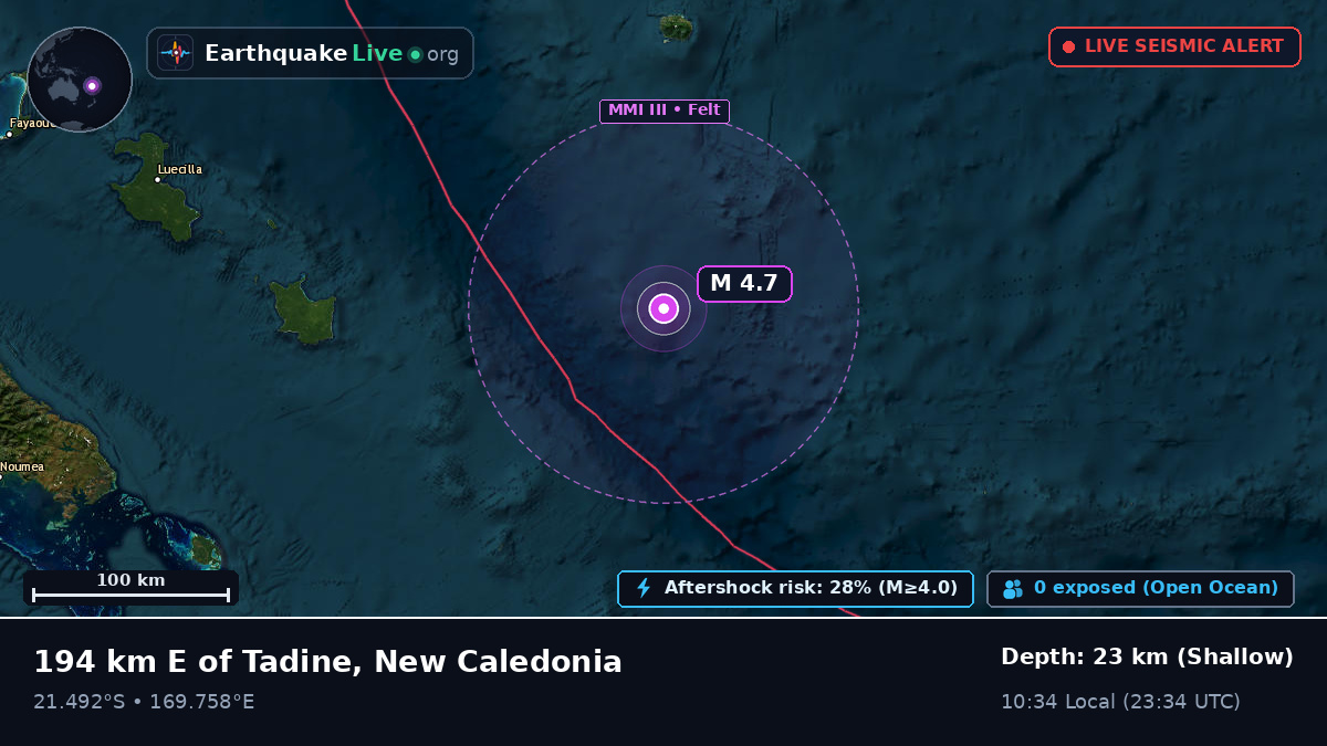 South Pacific Ocean (New Caledonia)