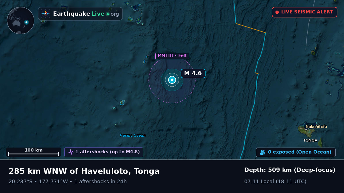 South Pacific Ocean (Tonga)