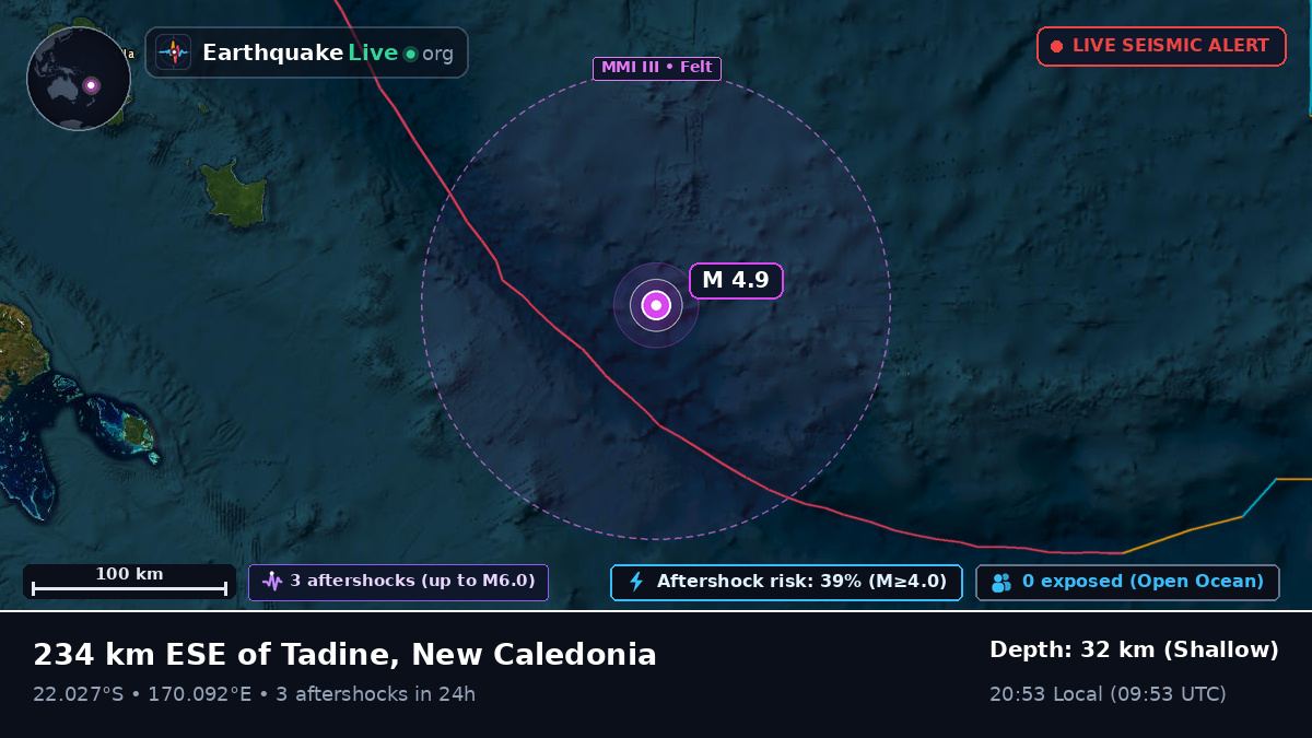 South Pacific Ocean (New Caledonia)