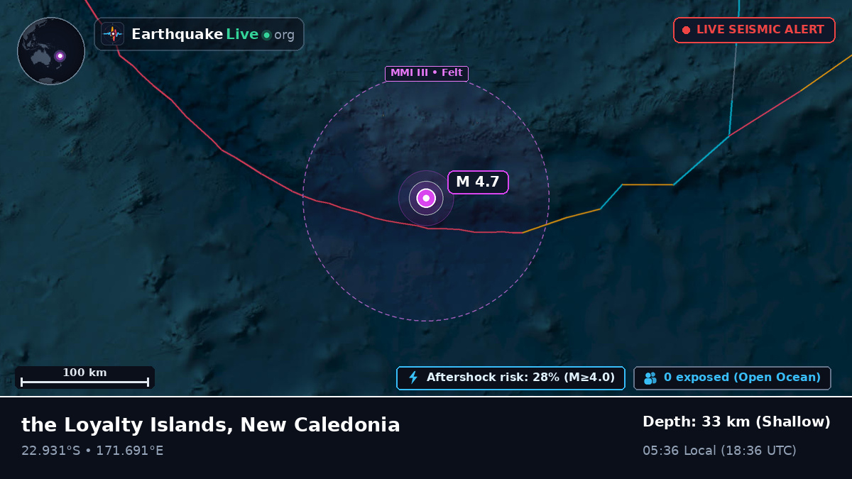 South Pacific Ocean (New Caledonia)