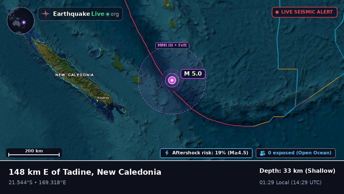 South Pacific Ocean (New Caledonia)