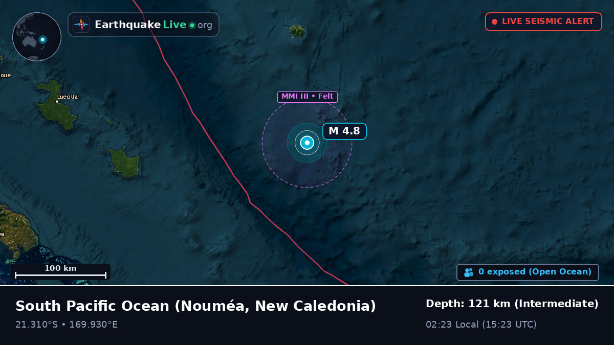 South Pacific Ocean (New Caledonia)