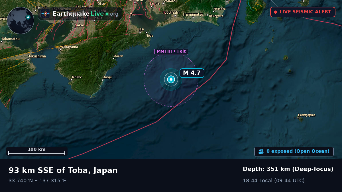 Off the coast of Hamamatsu, Japan