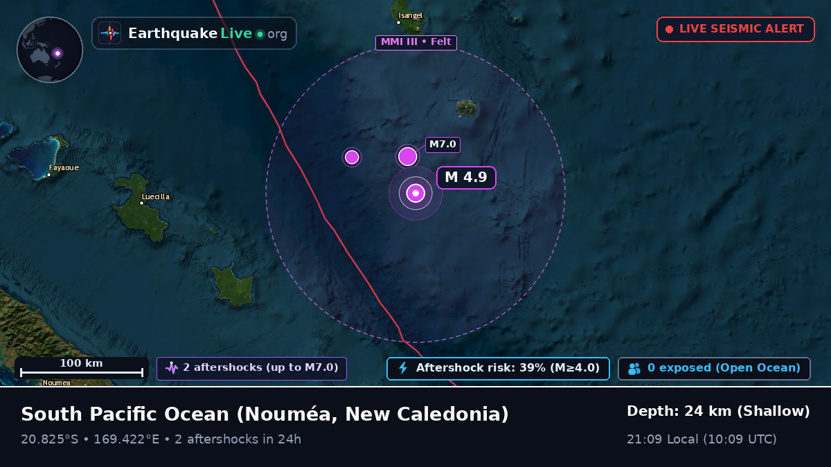 South Pacific Ocean (New Caledonia)