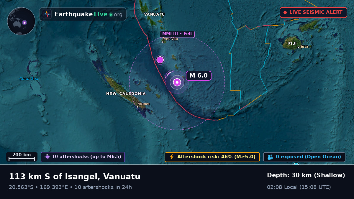 South Pacific Ocean (Vanuatu)