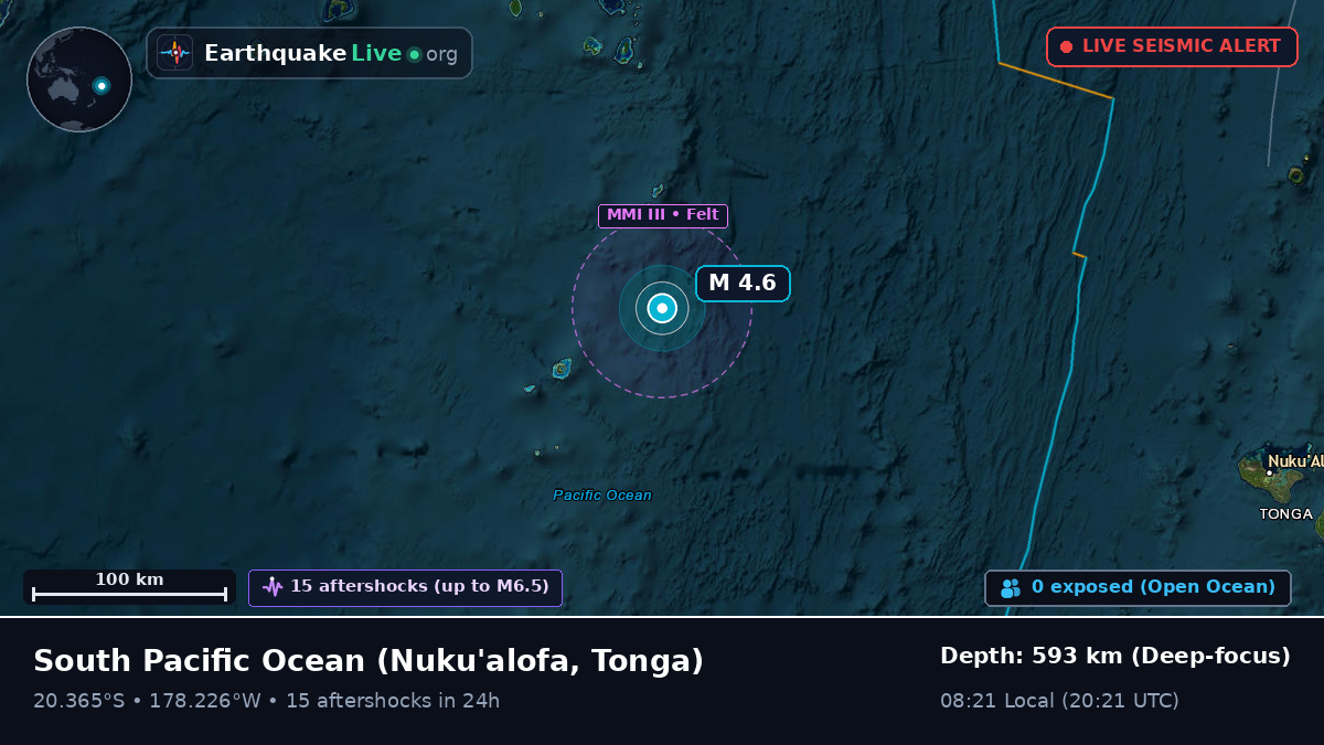South Pacific Ocean (Tonga)