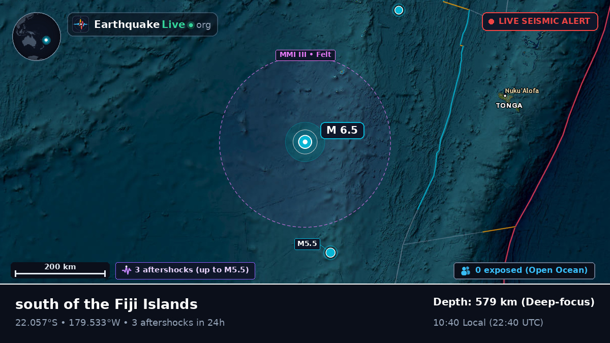 South Pacific Ocean (Tonga)