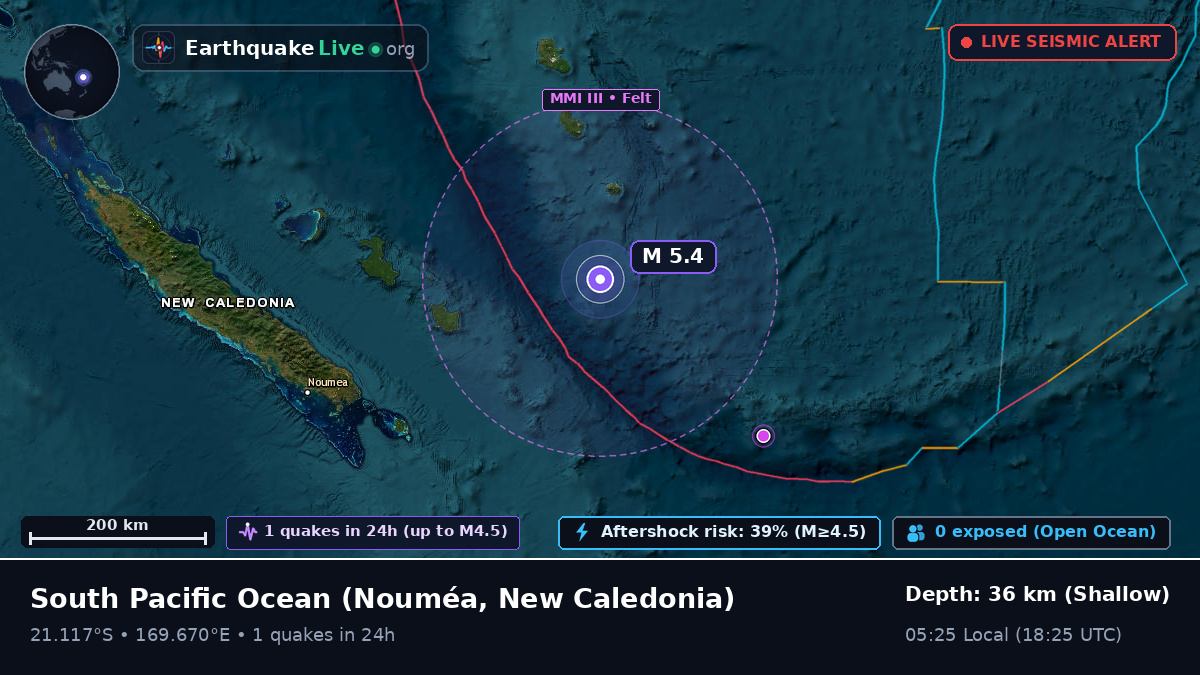 South Pacific Ocean (New Caledonia)
