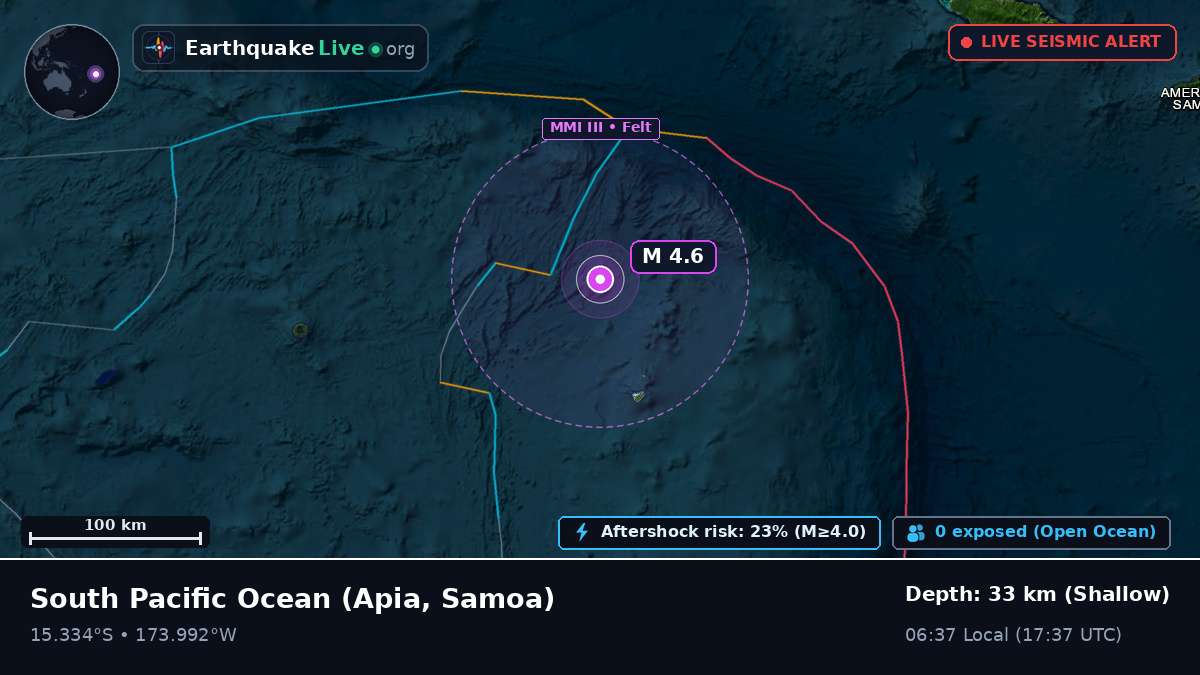 South Pacific Ocean (Samoa)