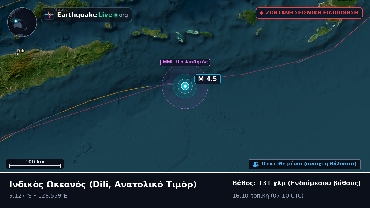 Ινδικός Ωκεανός (Ανατολικό Τιμόρ)