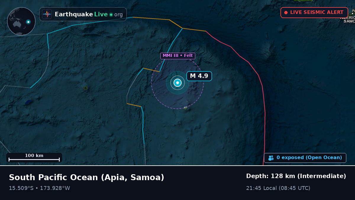 South Pacific Ocean (Samoa)