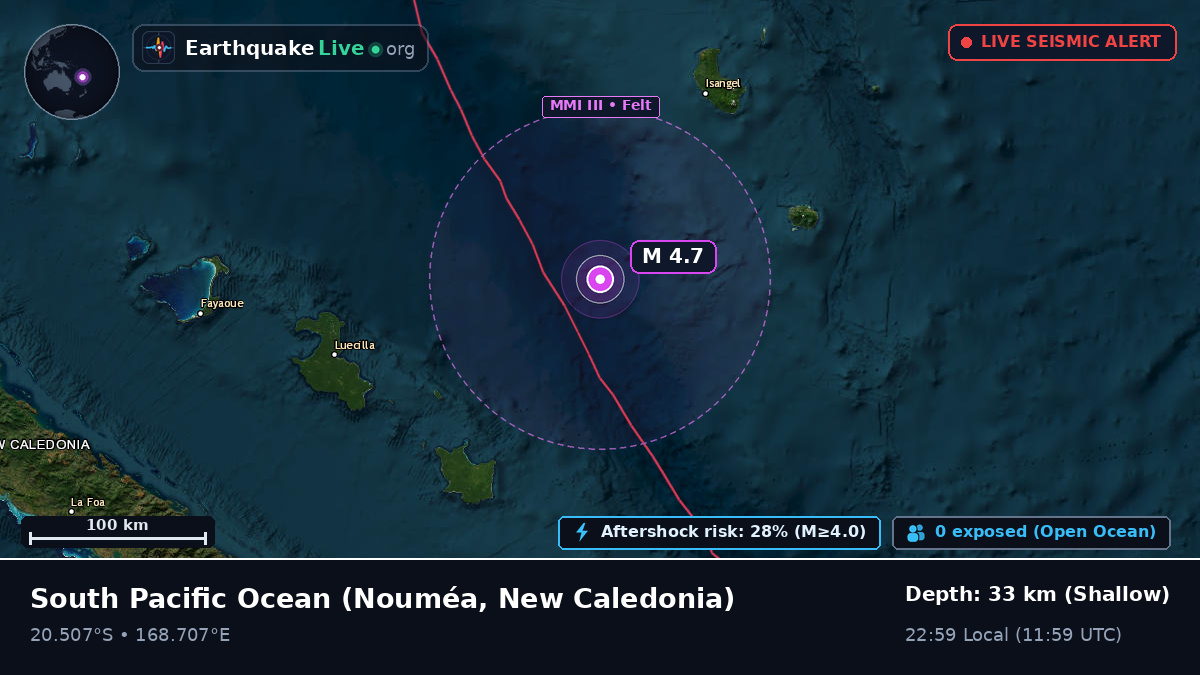 South Pacific Ocean (New Caledonia)