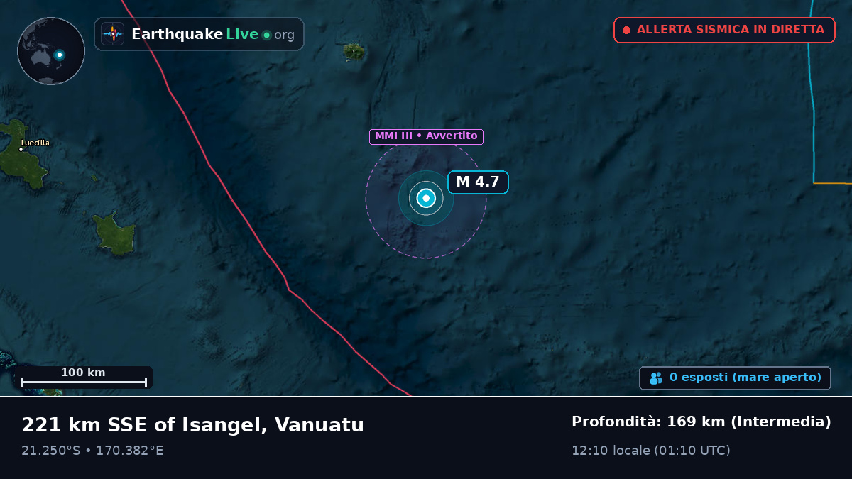 Oceano Pacifico meridionale (Nuova Caledonia)