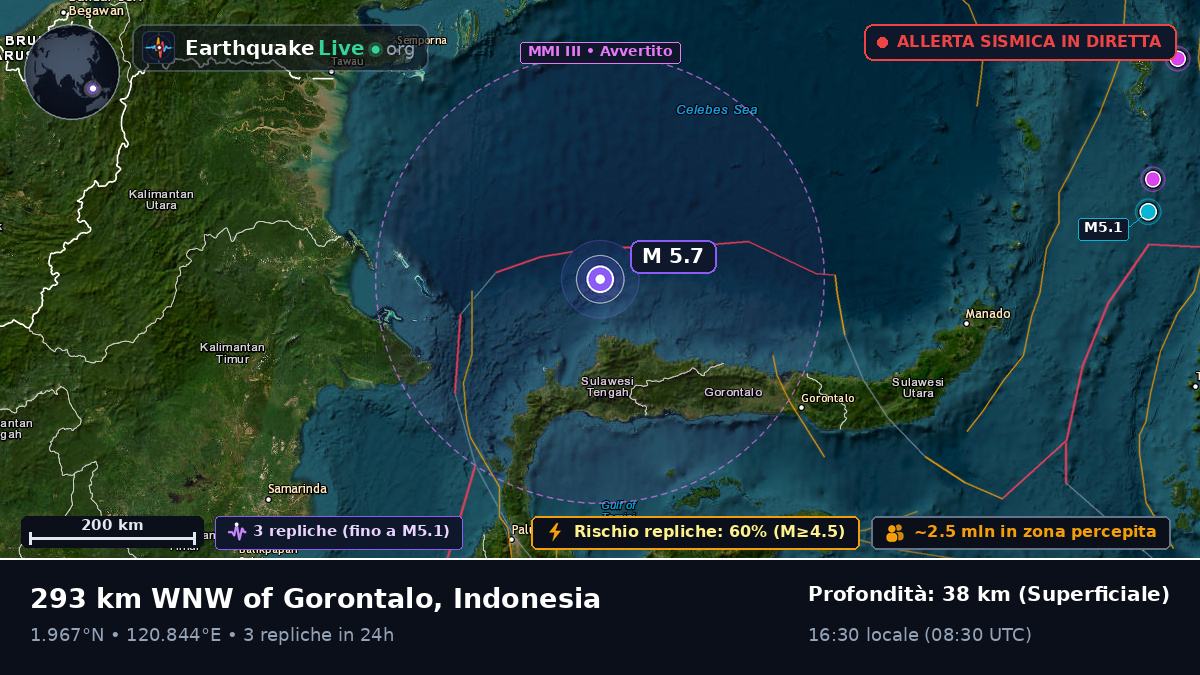 Oceano Pacifico settentrionale (Indonesia)