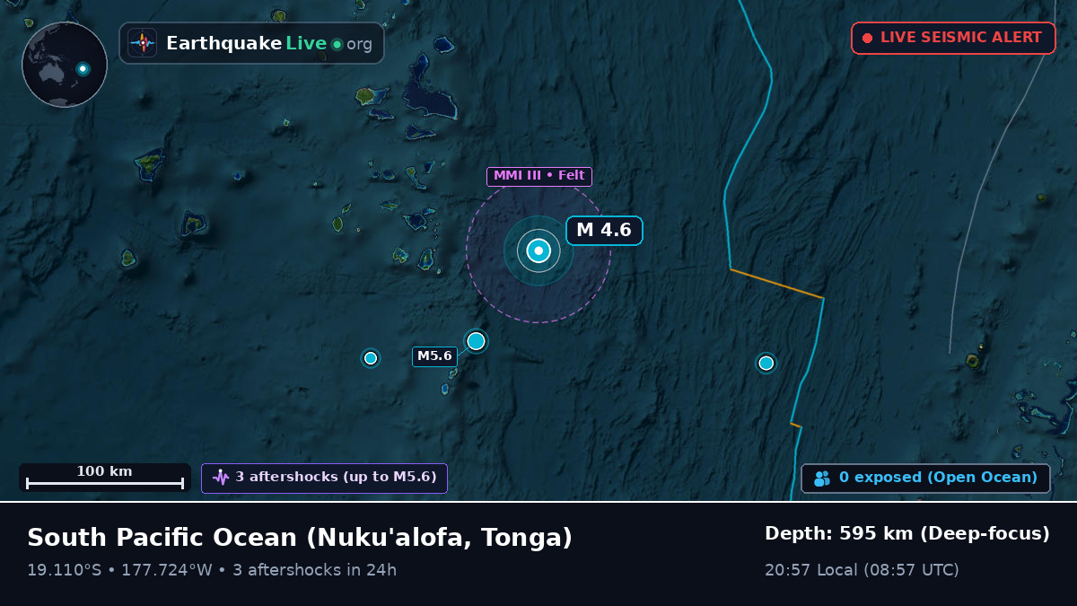 South Pacific Ocean (Tonga)
