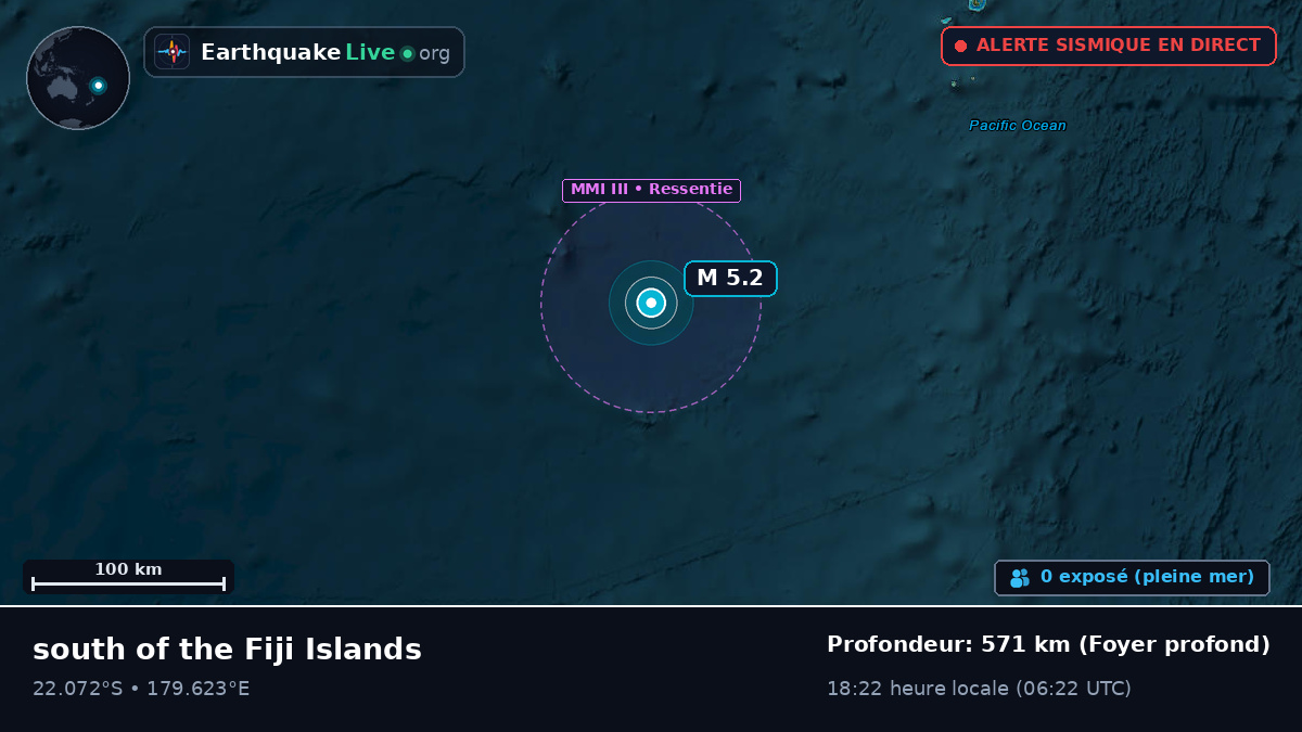 Océan Pacifique Sud (Fidji)