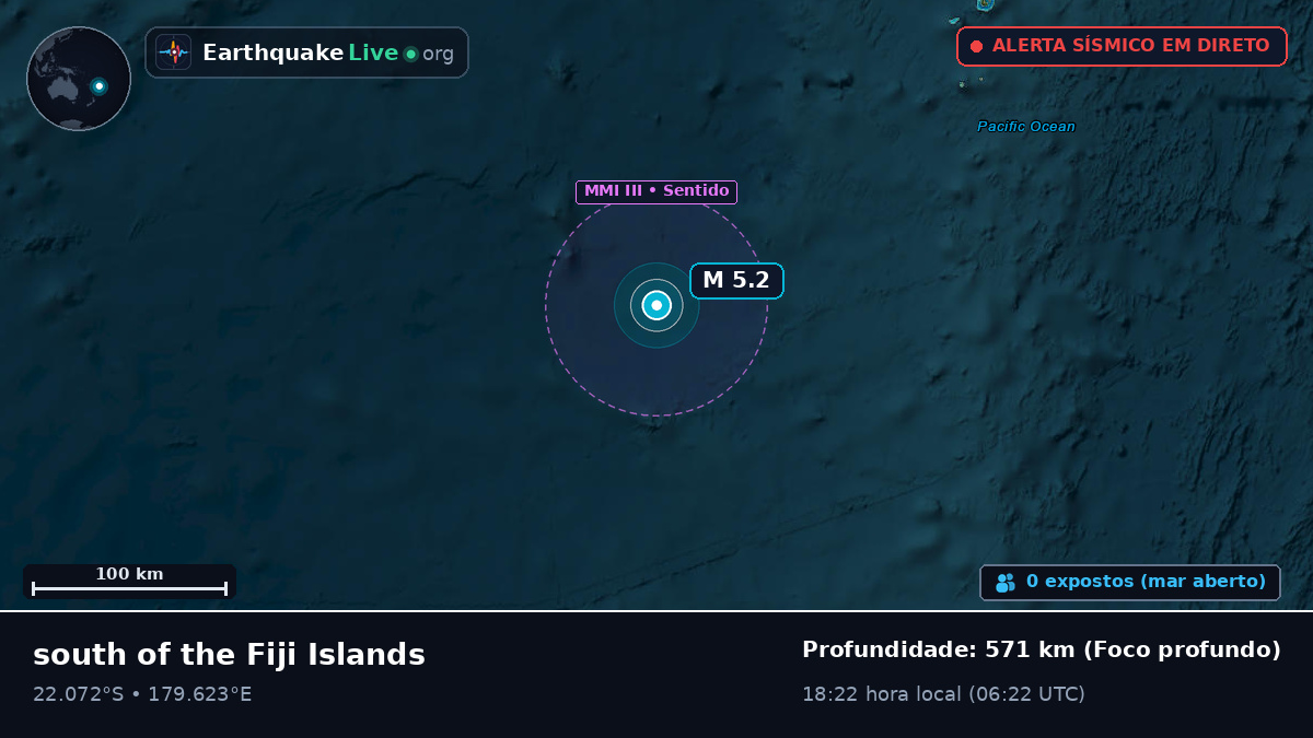 Oceano Pacífico Sul (Fiji)