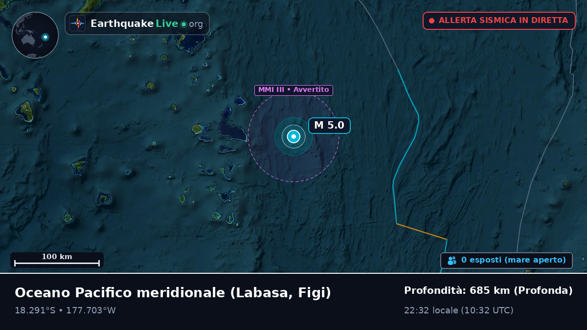 Oceano Pacifico meridionale (Figi)