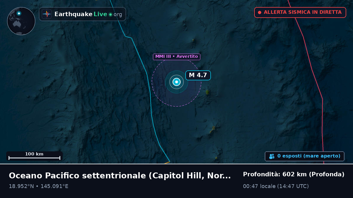 Oceano Pacifico settentrionale (Northern Mariana Islands)