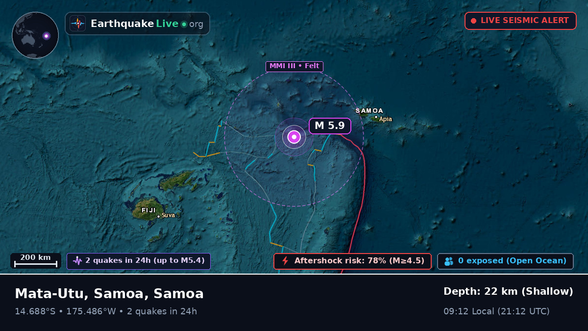 South Pacific Ocean (Samoa)
