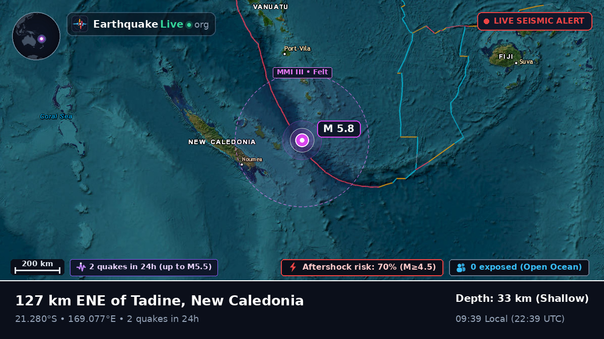 South Pacific Ocean (New Caledonia)