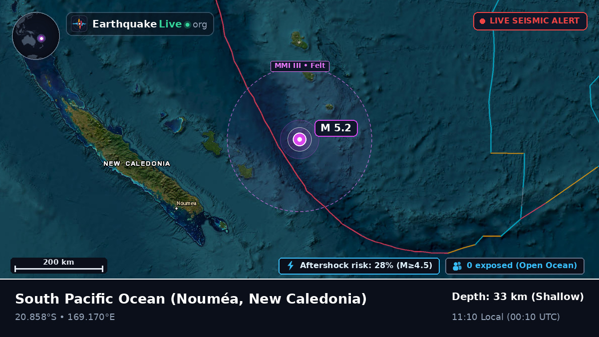 South Pacific Ocean (New Caledonia)