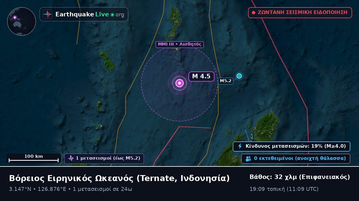 Βόρειος Ειρηνικός Ωκεανός (Ινδονησία)