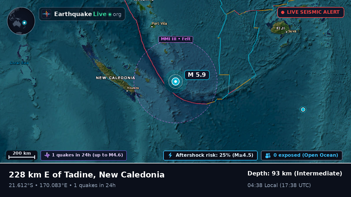 South Pacific Ocean (New Caledonia)