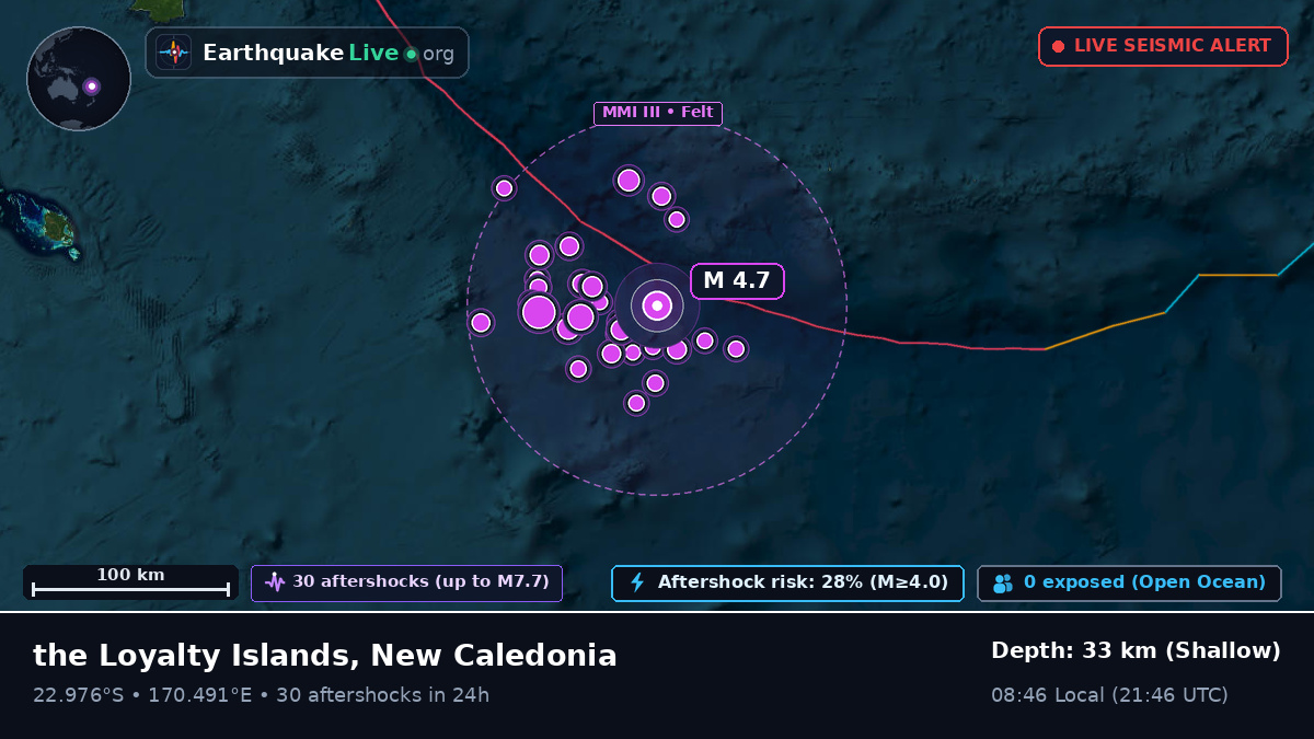 South Pacific Ocean (New Caledonia)