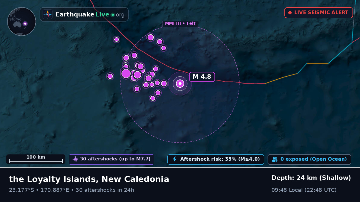 South Pacific Ocean (New Caledonia)