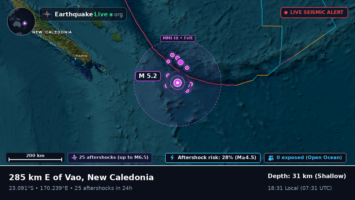 South Pacific Ocean (New Caledonia)