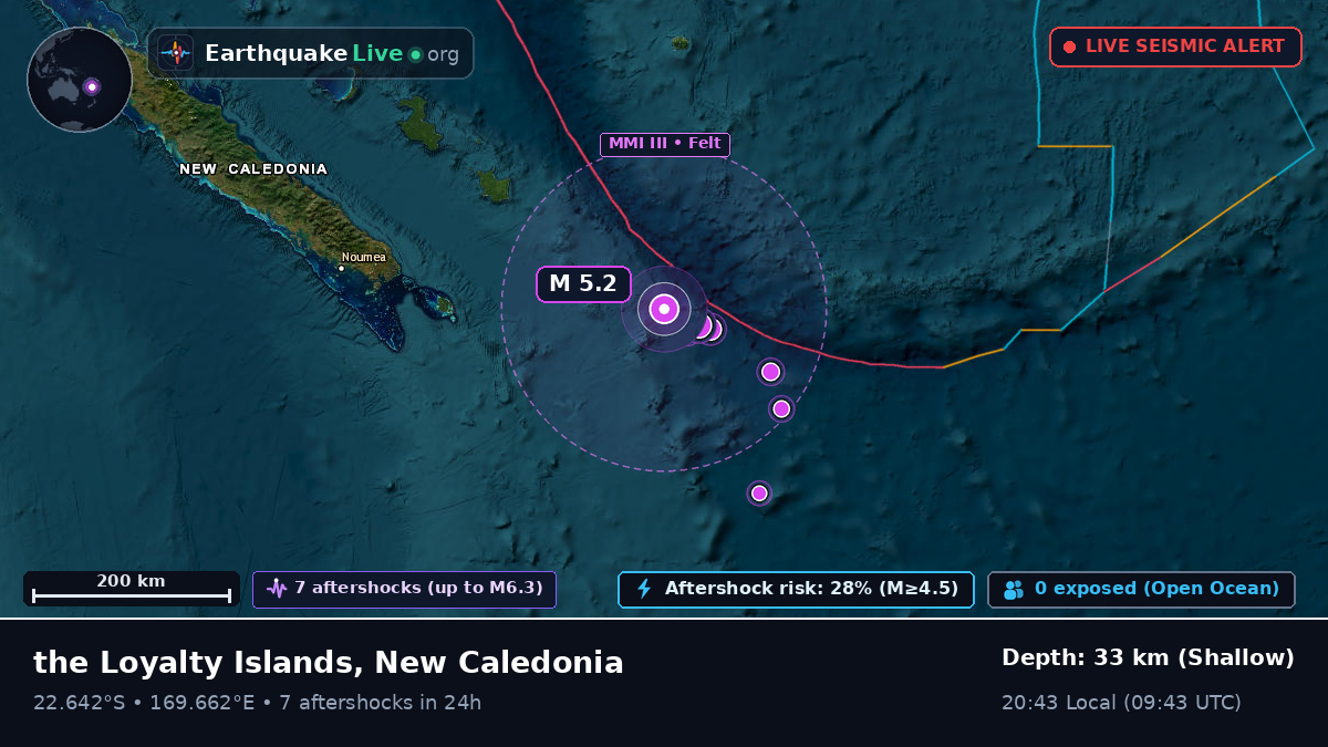 South Pacific Ocean (New Caledonia)