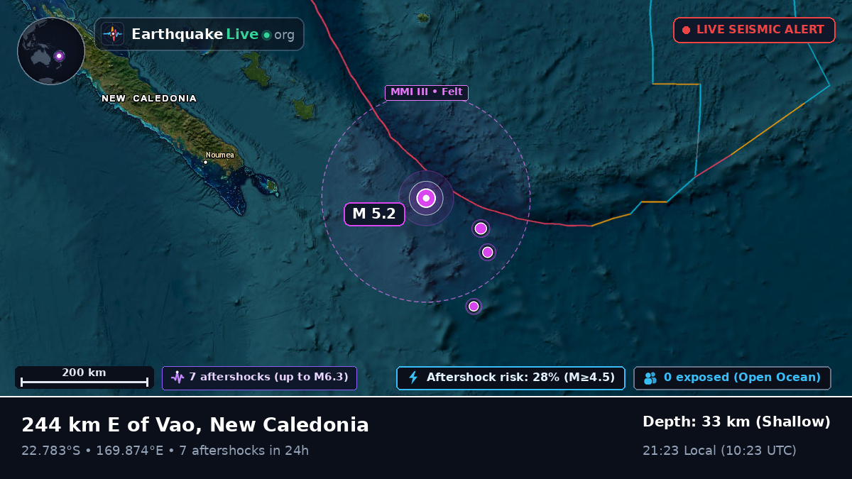 South Pacific Ocean (New Caledonia)