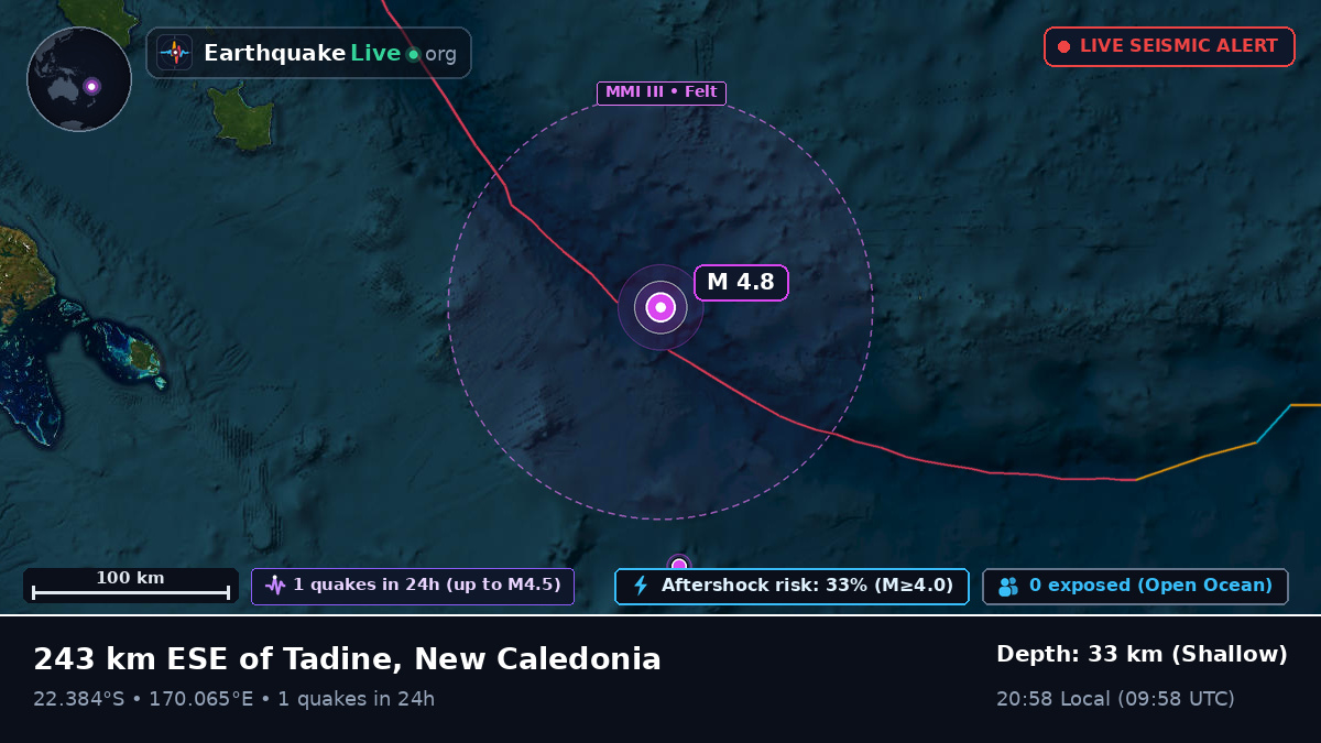 South Pacific Ocean (New Caledonia)