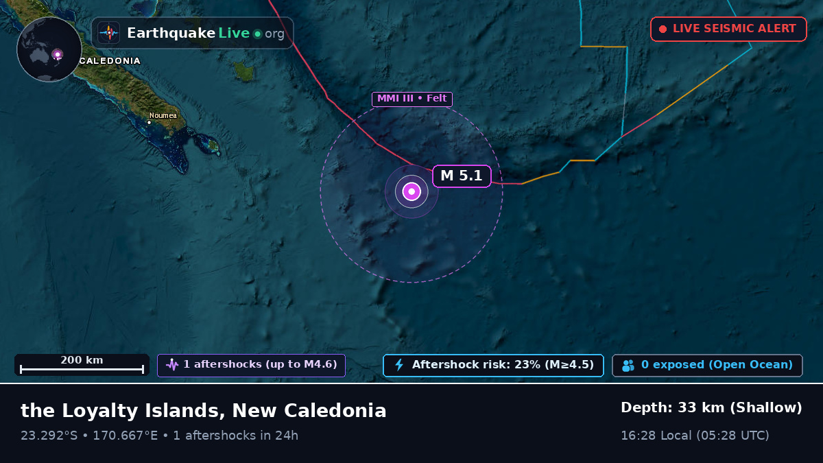 South Pacific Ocean (New Caledonia)