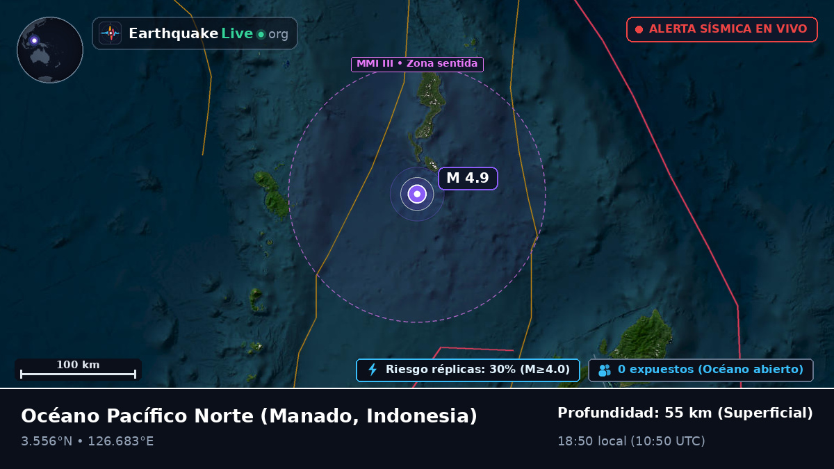 Océano Pacífico Norte (Indonesia)