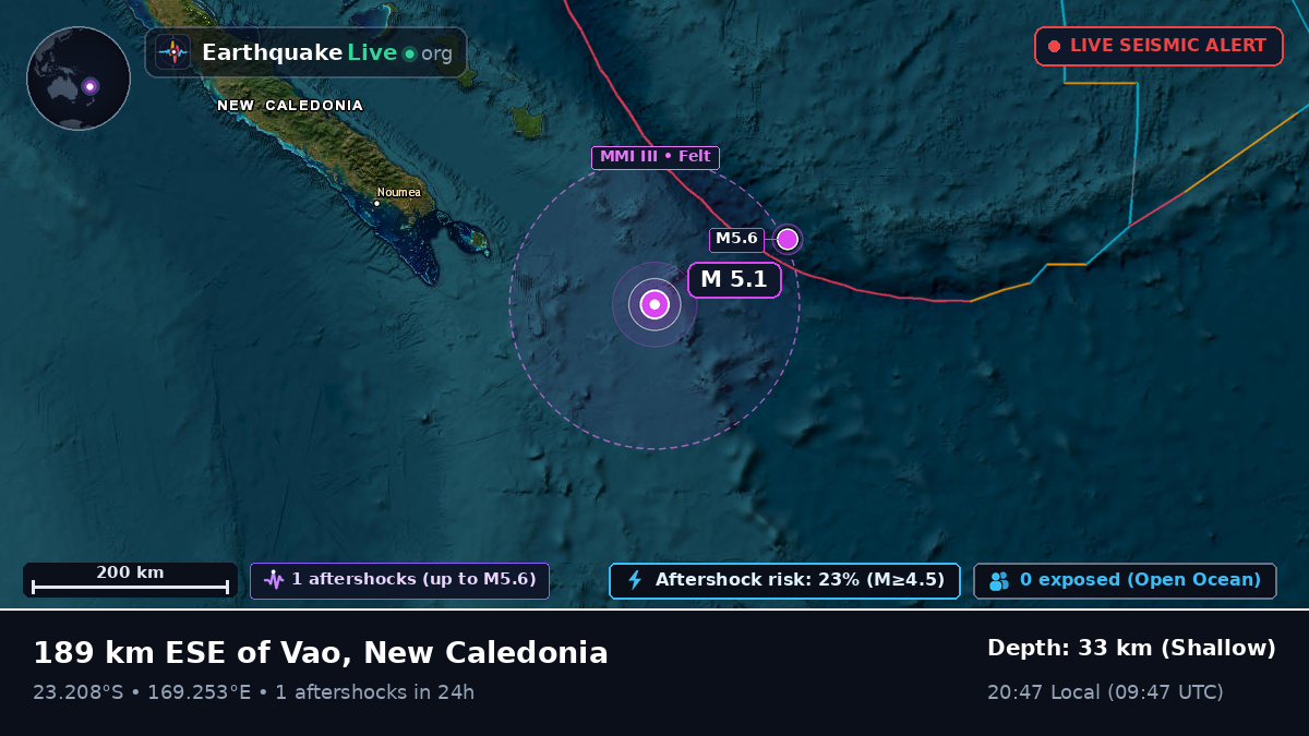 South Pacific Ocean (New Caledonia)