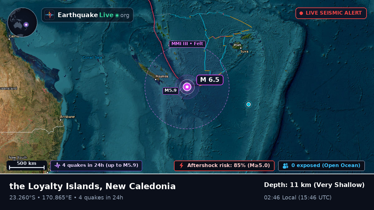 South Pacific Ocean (New Caledonia)