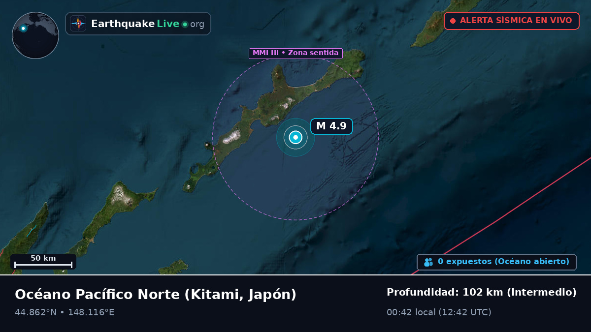 Océano Pacífico Norte (Japón)