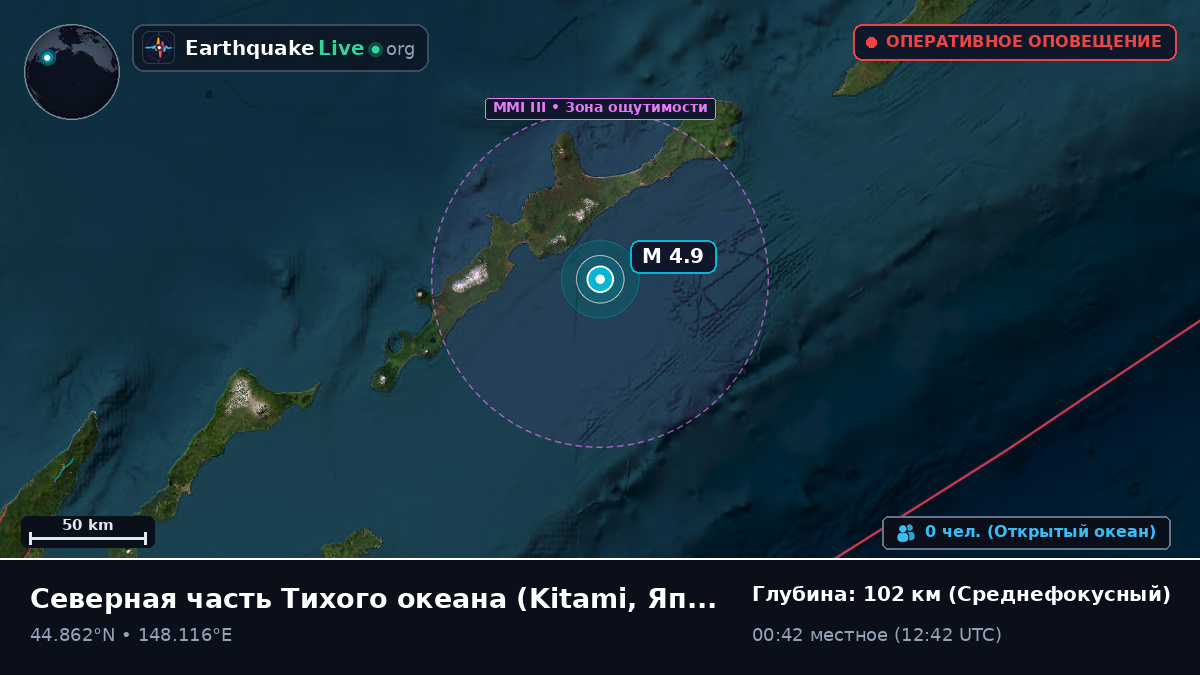 Северная часть Тихого океана (Япония)
