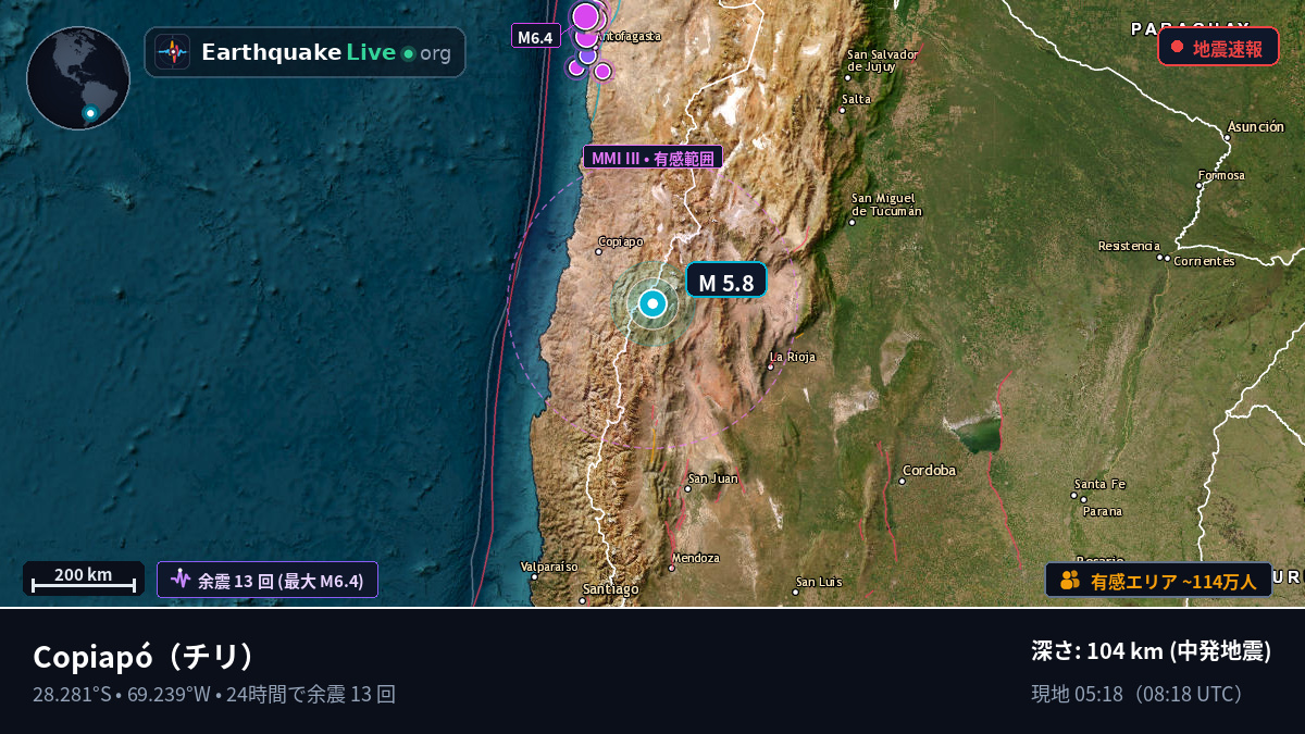 Atacama, チリ