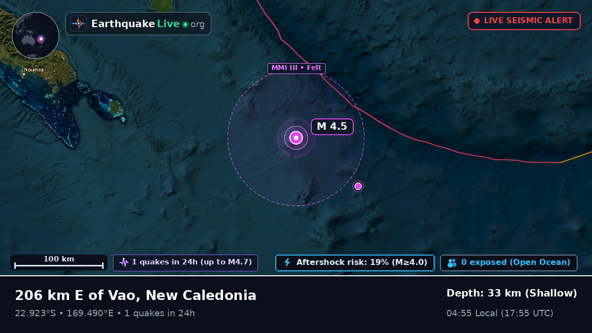 South Pacific Ocean (New Caledonia)
