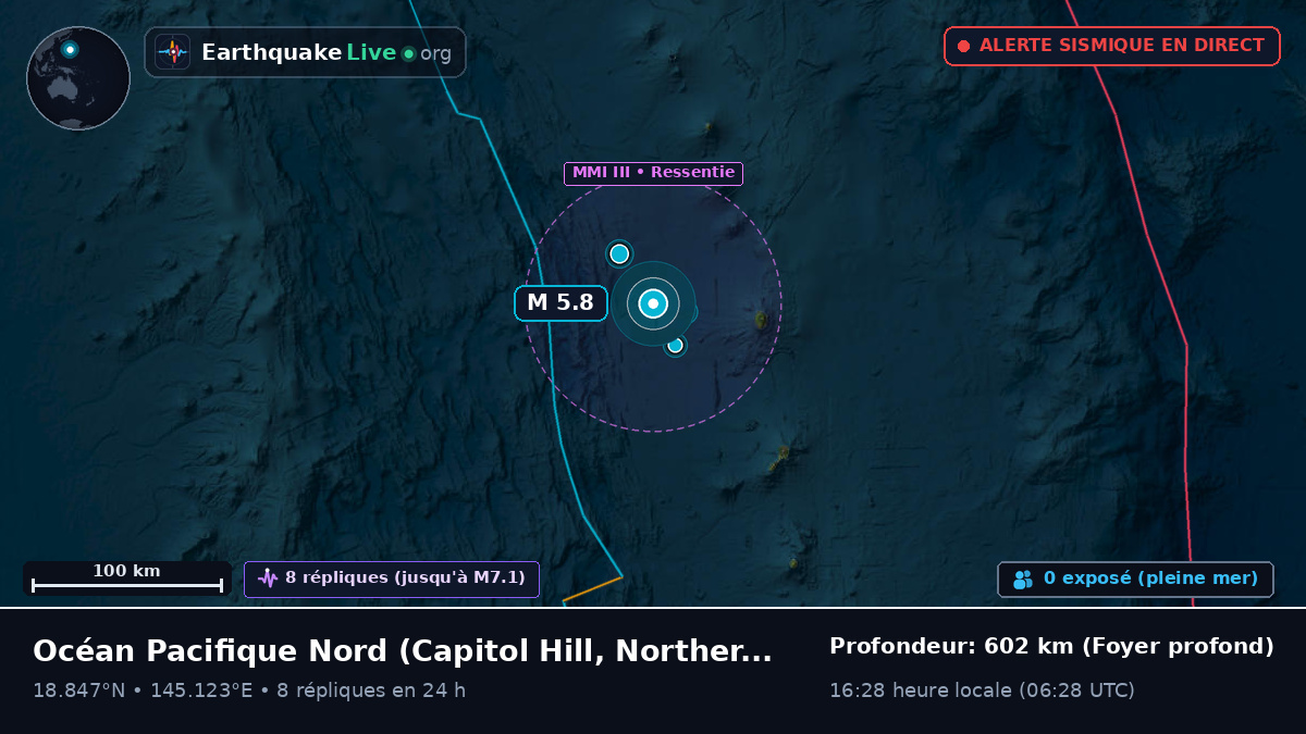 Océan Pacifique Nord (Northern Mariana Islands)