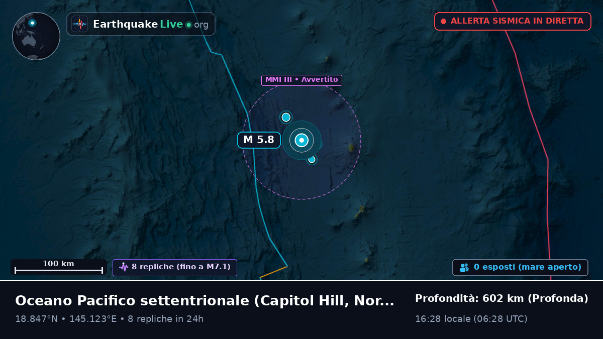 Oceano Pacifico settentrionale (Northern Mariana Islands)
