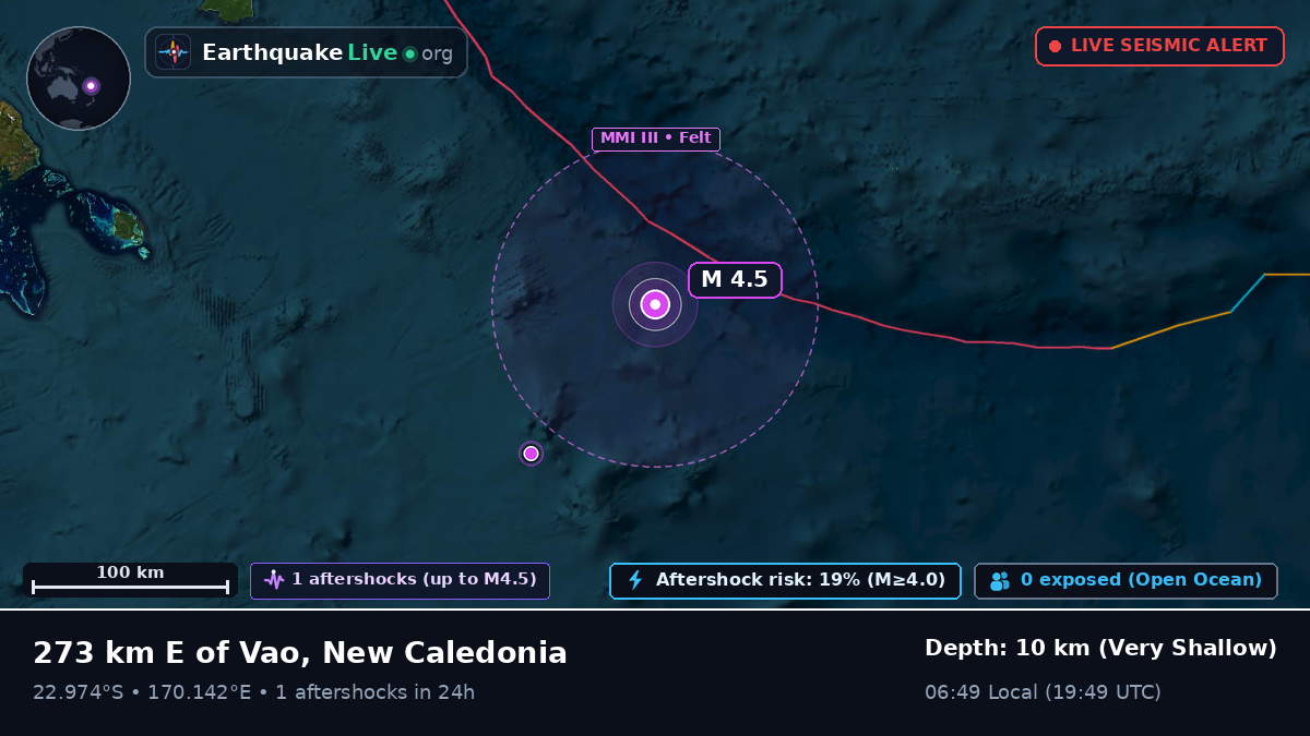 South Pacific Ocean (New Caledonia)