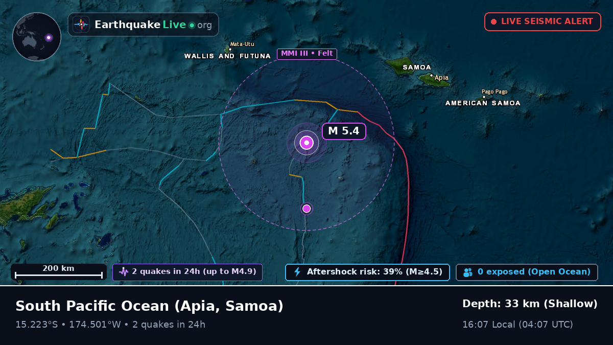 South Pacific Ocean (Samoa)