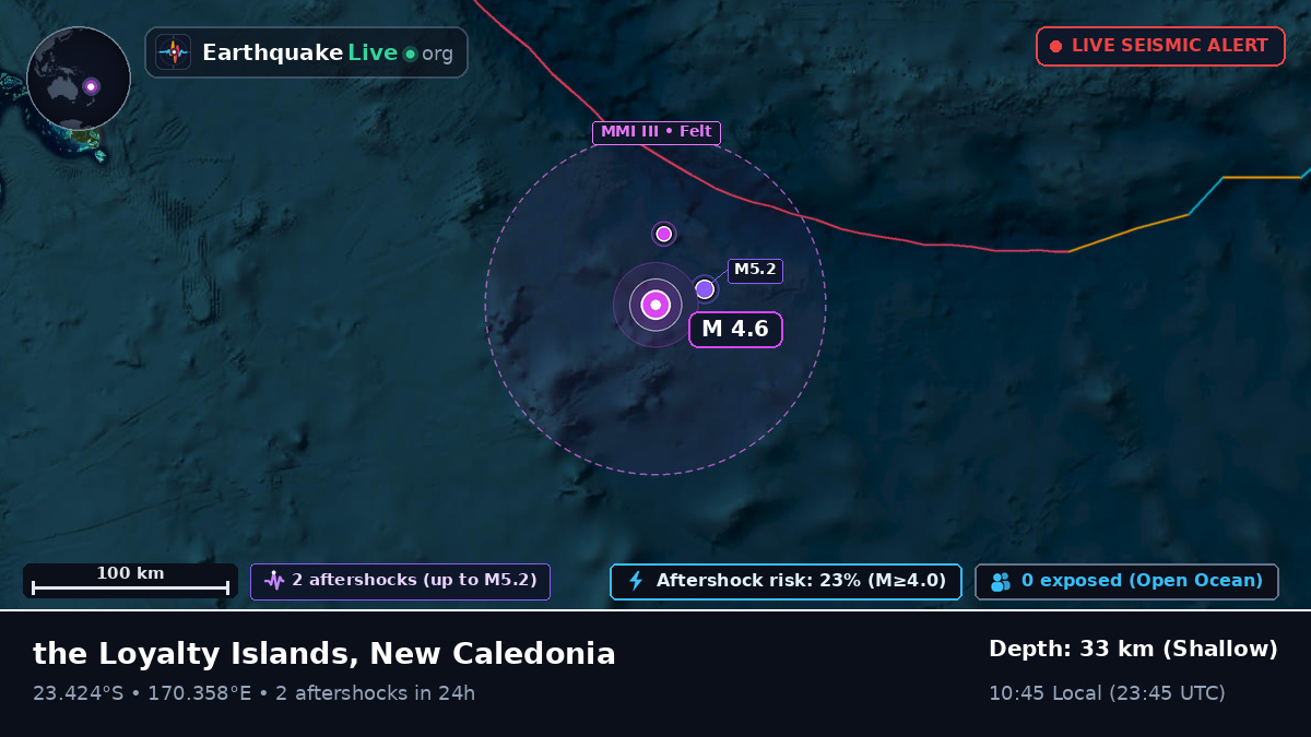 South Pacific Ocean (New Caledonia)