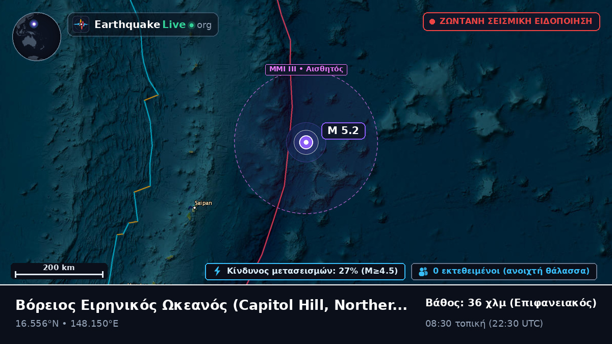 Βόρειος Ειρηνικός Ωκεανός (Northern Mariana Islands)